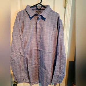 MENS XXL APT.9 BUTTON DOWN DRESS SHIRT NWT
